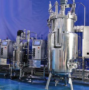 bioreattore / fermentatore con agitazione meccanica (STR)