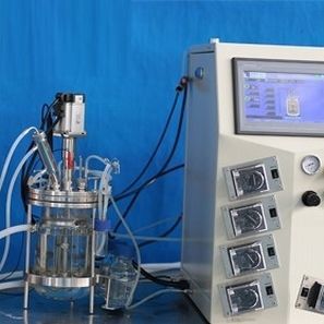 bioreattore / fermentatore con agitazione meccanica (STR)