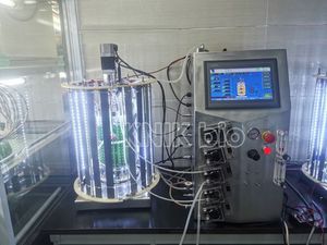 fotobioreattore con agitazione pneumatica