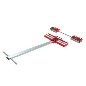 pattino a rulli per carico elevato