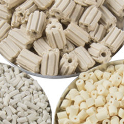 materiale filtrante in rete a maglia / di gas