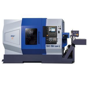 tornio a fantina mobile CNC