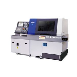 tornio a fantina mobile CNC