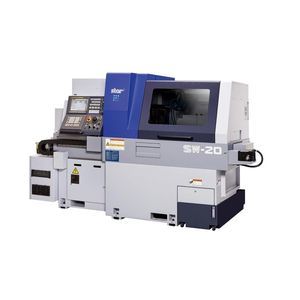 tornio a fantina mobile CNC