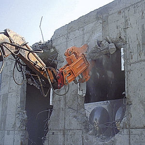 pinza idraulica di demolizione per calcestruzzo