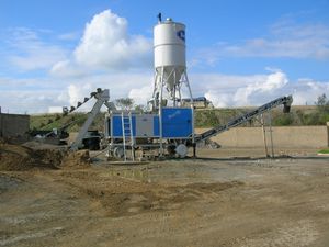 centrale di betonaggio mobile