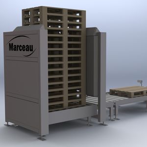 impilatore disimpilatore di pallets