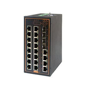 switch Ethernet gestibile / 20 porte / gigabit / su guida DIN