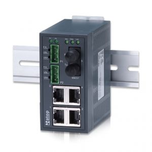 switch Ethernet non gestibile / 8 porte / su guida DIN / a parete