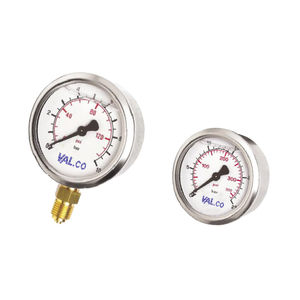 manometro con quadrante / a tubo Bourdon a liquido / di processo / per gas