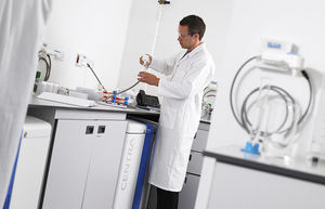 unità di purificazione di acqua per laboratorio