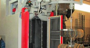 granigliatrice a uncino / per metallo / automatica / continua