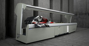 troncatrice a due teste per alluminio