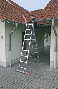 scala da appoggio in alluminio