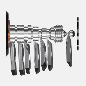 utensile di tornitura a flangia