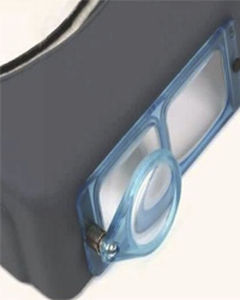 lente di ingrandimento binoculare