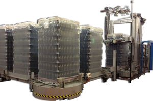 depallettizzatore per insufflazione