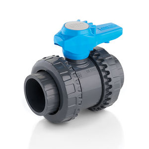 valvola a sfera / manuale / di controllo / in PVC