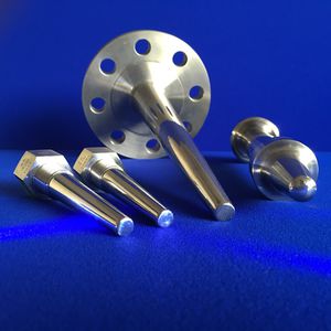 pozzetto termometrico con flangia