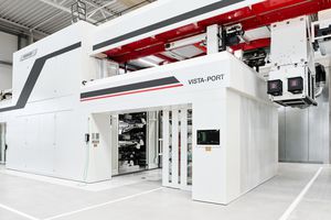 macchina da stampa flessografica in linea