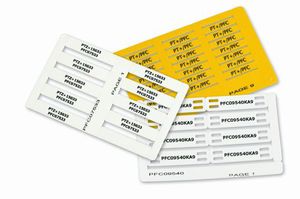 etichetta di identificazione