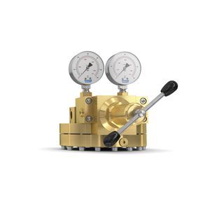 regolatore di pressione per gas / monostadio / a cupola / in ottone
