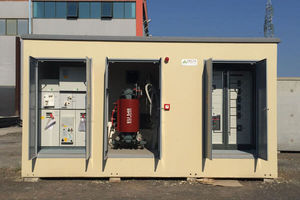 sottostazione per distribuzione elettrica