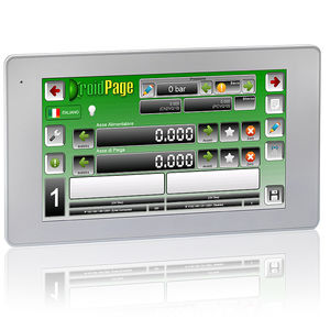 interfaccia uomo-macchina con touch screen