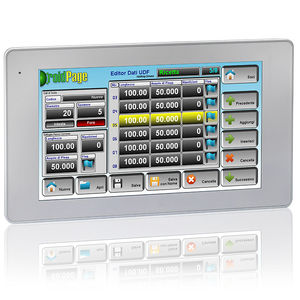 interfaccia uomo-macchina con touch screen