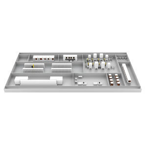 linea di produzione per pezzi metallici