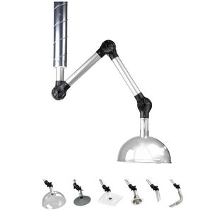 braccio aspirante fisso / per montaggio a soffitto / flessibile / articolato