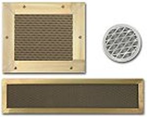 griglia di ventilazione in metallo