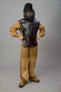 casco per sabbiatura