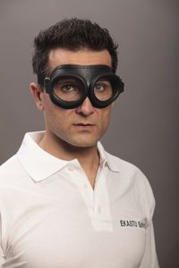 occhiali di protezione a maschera UV