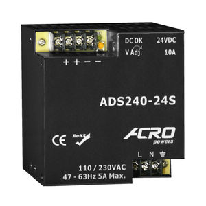 alimentazione elettrica AC/DC / ad uscita semplice / su guida DIN / compatta