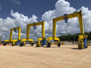 carro cavaliere per travi prefabbricate in calcestruzzo
