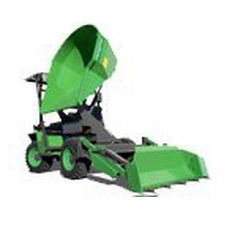 dumper gommato / idraulico / diesel / autocaricante