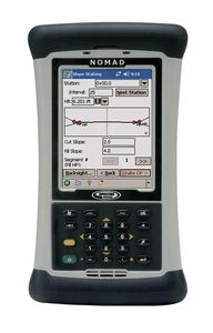 computer palmare per raccolta dati topografici 1
