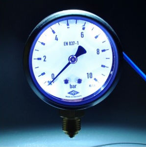 manometro con illuminazione LED integrata