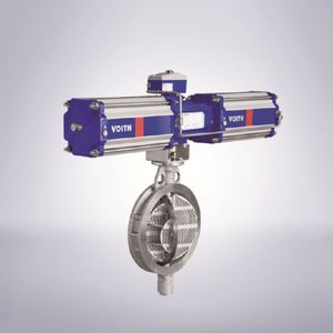 valvola a farfalla / per acqua / per vapore / in metallo