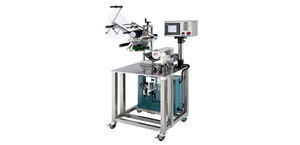 macchina di etichettatura semiautomatica