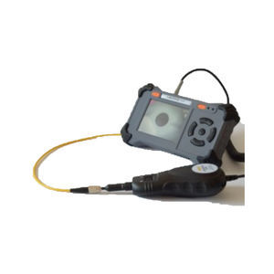 videomicroscopio per controllo fibra ottica