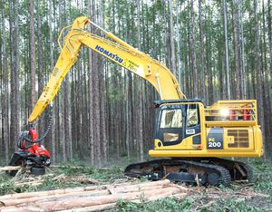 abbattitrice forestale cingolata 1
