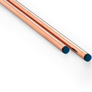 tubo in rame arrotondato