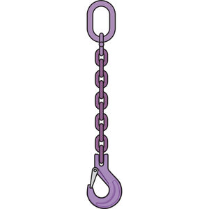brache di sollevamento a catena