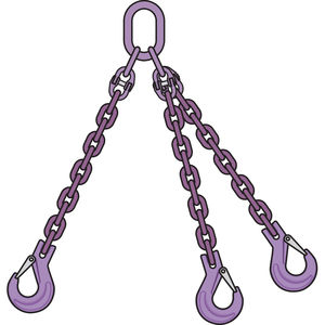 brache di sollevamento a catena