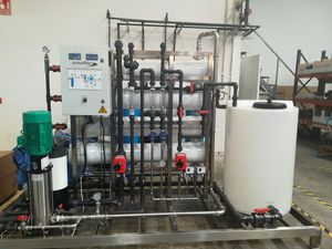 unità di purificazione di acqua industriale