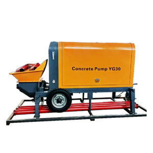 pompa per calcestruzzo montata su rimorchio