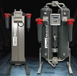 essiccatore per aria compressa ad adsorbimento senza calore