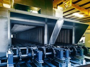 forno a nastro trasportatore